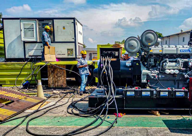 efek mengurangi beban genset