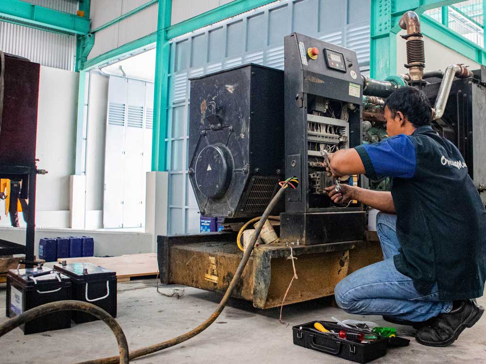 perbaikan genset
